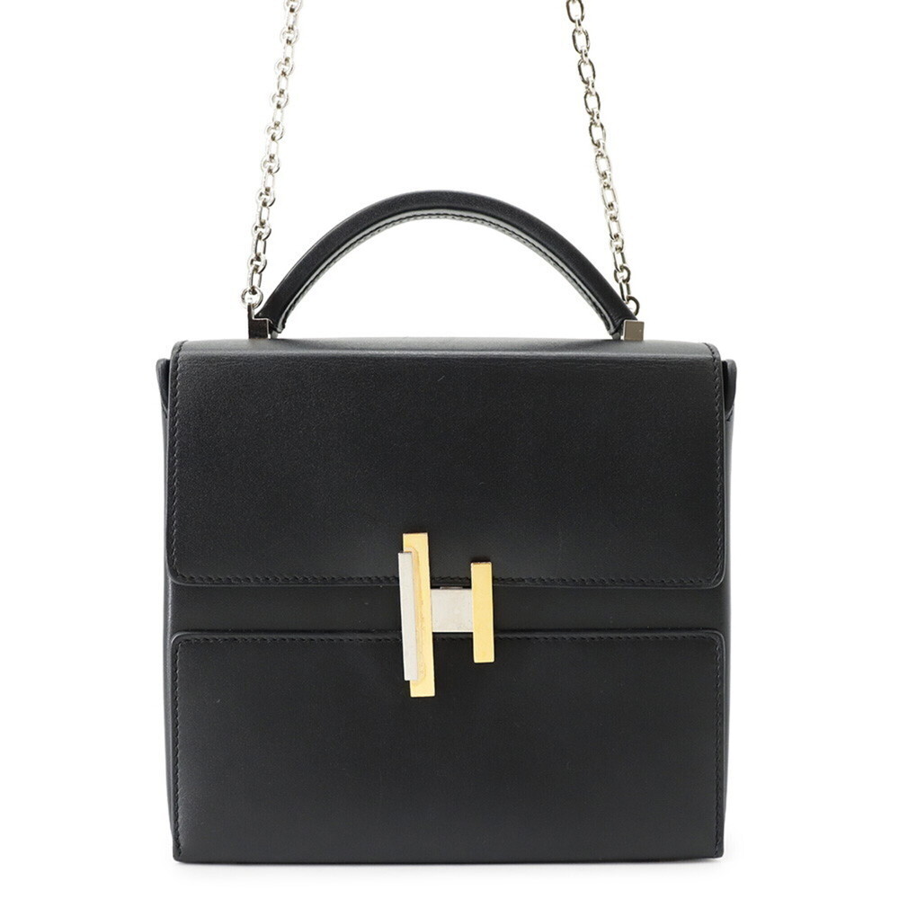 Hermes Cinetic Black Tadelakt D Stamp HERMES Handbag